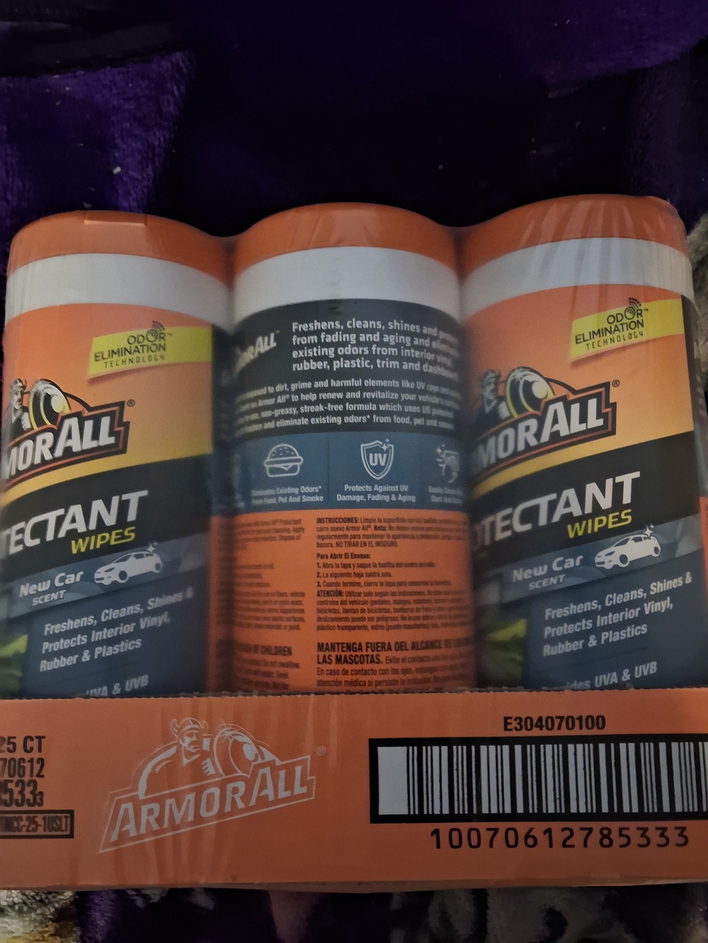Armor All Protectant Wipes - Orange & Black Packaging